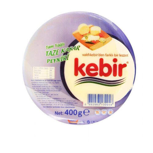 Kebir Tam Yağlı Taze Kaşar Peyniri 400 Gr.