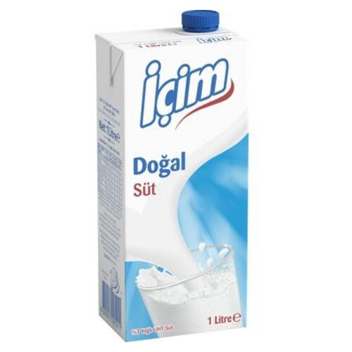 İçim Kapaklı Süt 1 Litre