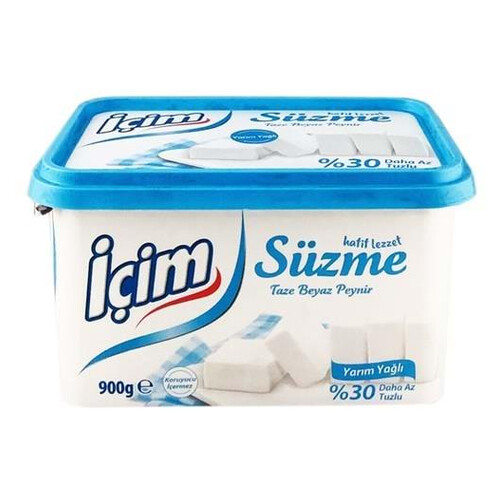 Icım Suzme Peynır Az Yaglı 900 Gr