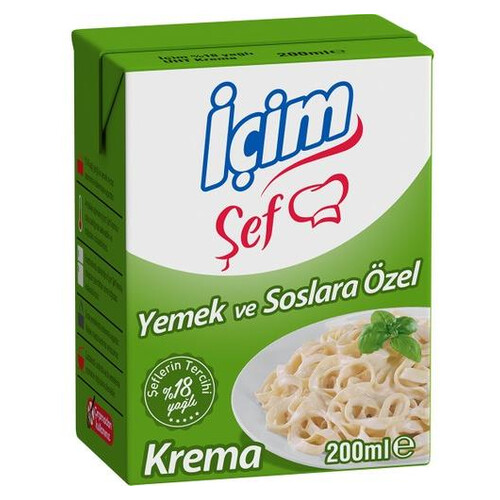 İçim Şef Krema 18 Yağlı 200 Ml