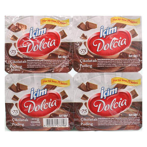 İçim Çikolatalı Puding 4x60 Gr.