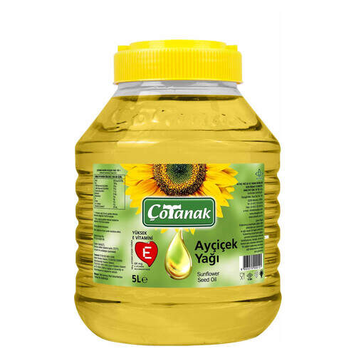 Çotanak Ayçiçek Yağı Pet 5 Litre