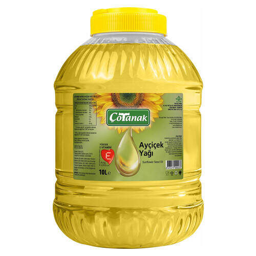 Çotanak Ayçiçek Yağı Pet 10 Litre