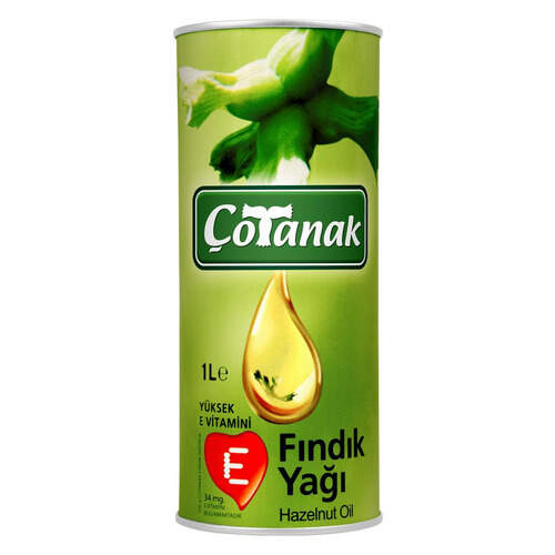 Çotanak Fındık Yağı Teneke 1 Litre