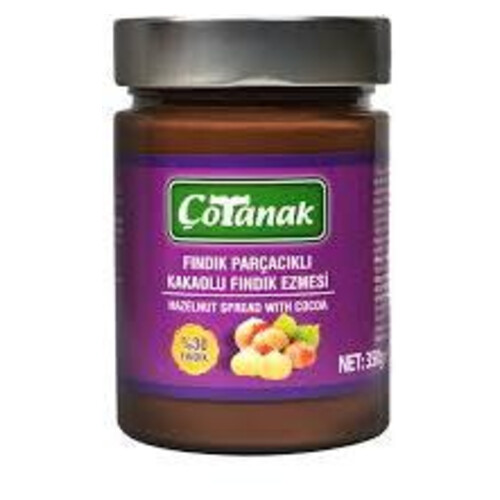 Çotanak Parçacıklı Kakaolu Fındık Ezmesı 350 Gr.