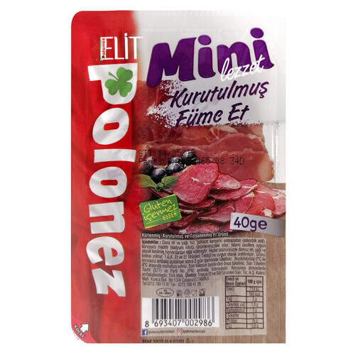 Polonez Kurutulmuş Et Füme 40gr. Ordu Ankamar Sanal Market Online