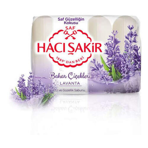 Hacı Şakir Lavanta Güzellik Sabunu 4'lü 70 Gr.