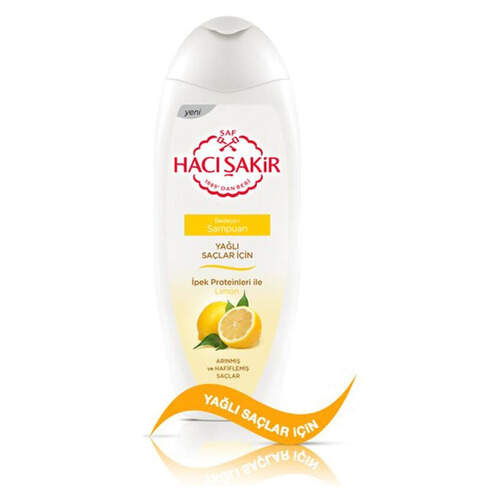 Hacı Şakir Limon Yağlı Şampuan 500 Ml.