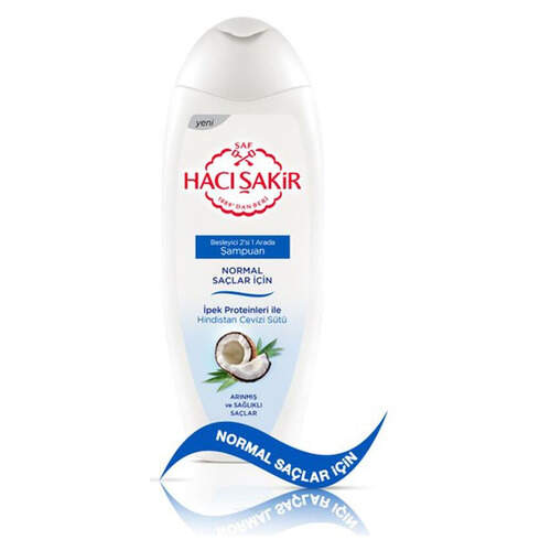 Hacı Şakir Şampuan Normal Saçlar İçin 2in1 500 Ml.