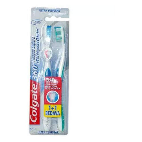 Colgate 360 1+1 Sensitive Ultra Yumuşak Diş Fırçası