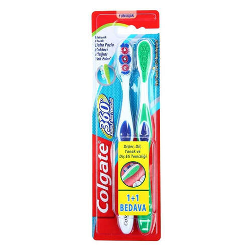 Colgate Soft Diş Fırçası 360 İkili Diş Fırçası