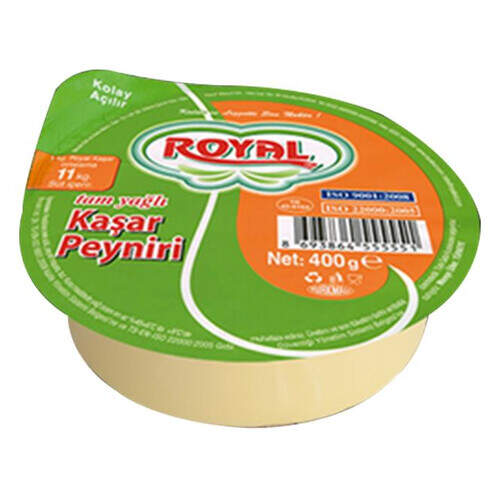 Royal Tam Yağlı Kaşar Peyniri 400 Gr.