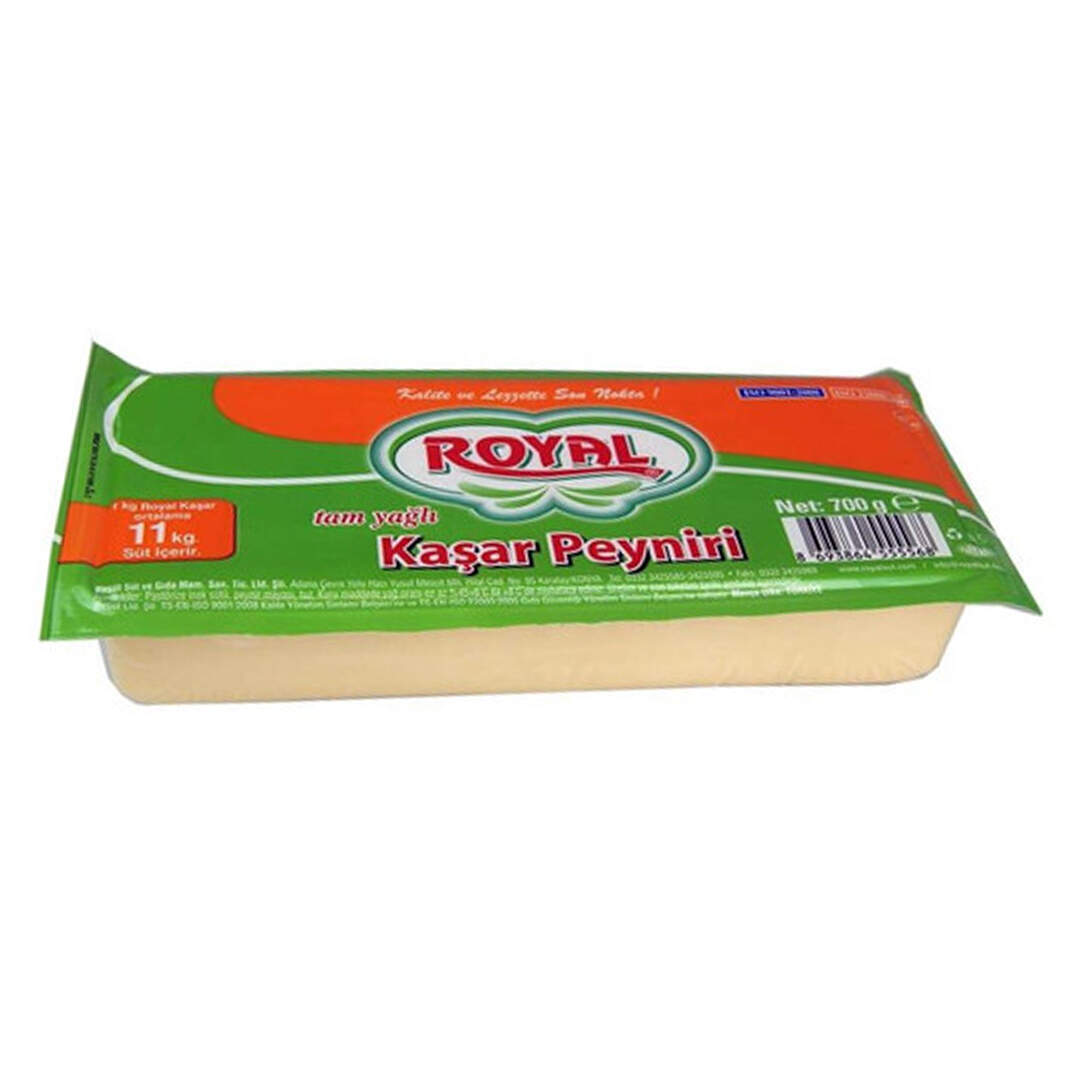 Royal Tam Yağlı Kaşar Peyniri 600 Gr.