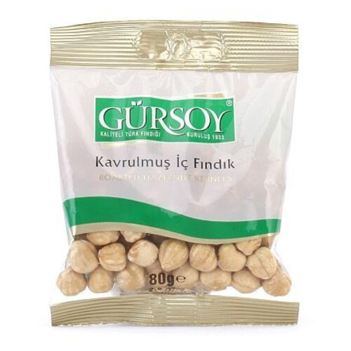 Gürsoy Kavrulmuş İç Fındık 80 G