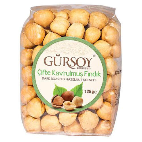 Gürsoy Çifte Kavrulmuş İç Fındık 125 Gr.