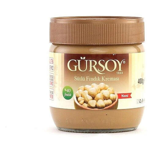 Gürsoy Sütlü Fındık Kreması 400 Gr.