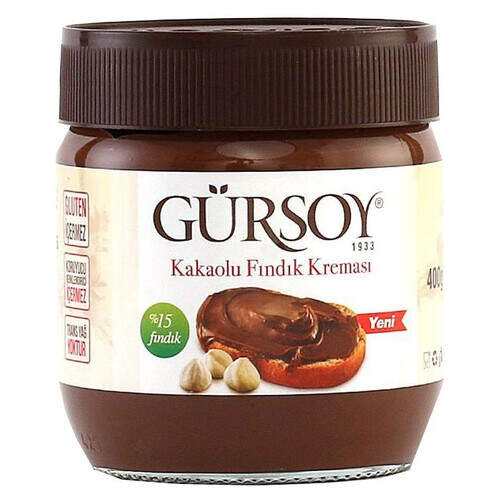 Gürsoy Kakaolu Fındık Kreması 400 Gr.