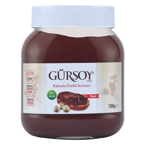 Gürsoy Kakaolu Fındık Kreması 700 Gr.