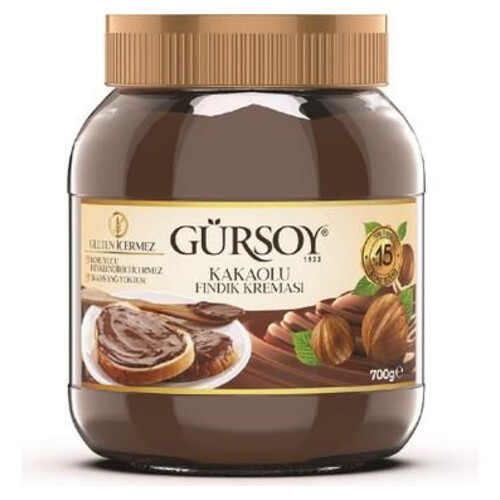 Gürsoy Kakaolu Fındık Kreması 700 Gr.