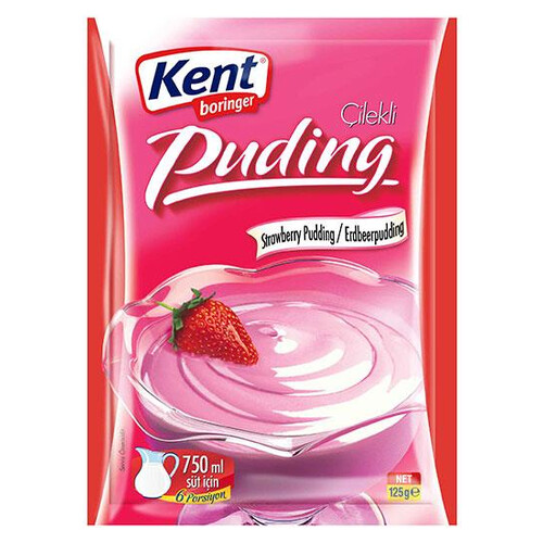 Kent Boringer Çilekli Puding 125 Gr