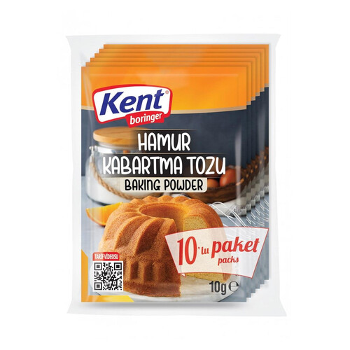 Kent Boringer Hamur Kabartma Tozu 10'lu