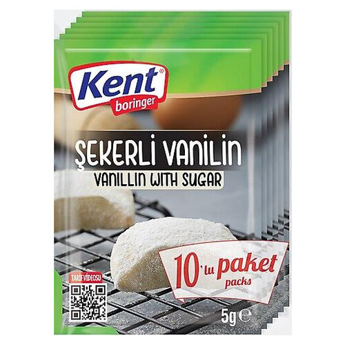 Kent Boringer Şekerli Vanilin 10'lu