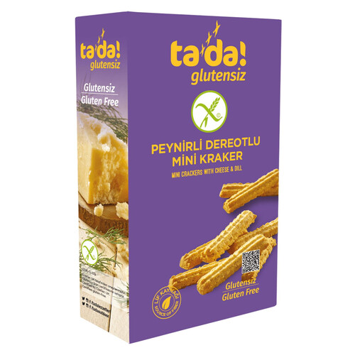 Tada Peynirli Dereotlu Mini Kraker Glutensiz Free 85 Gr