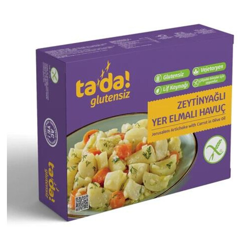 Tada Glutensiz Zeytinyağlı Havuçlu Pırasa 200 Gr