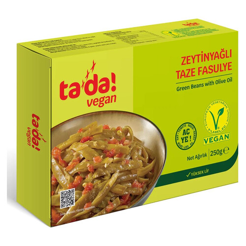 Tada Vegan Zeytinyağlı Fasulye 250 Gr