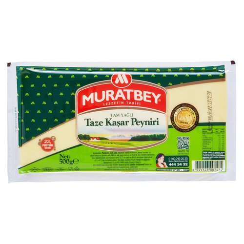 Muratbey Taze Kaşar Peynir 500 Gr.