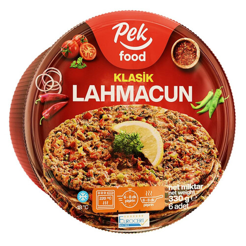 Pek Food Klasik Lahmacun 330 Gr