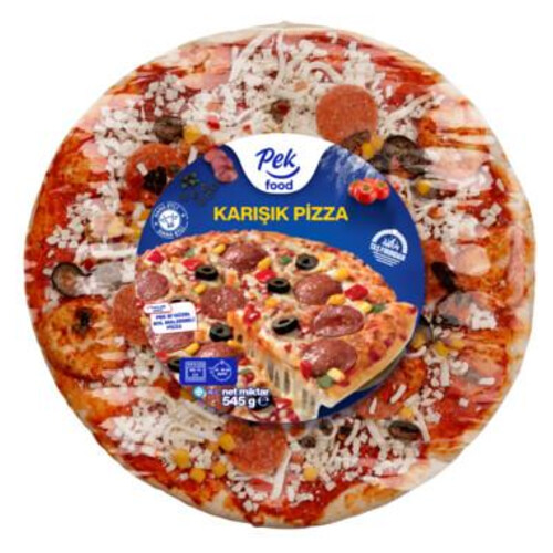 Pek Food Karışık Pizza 545 Gr