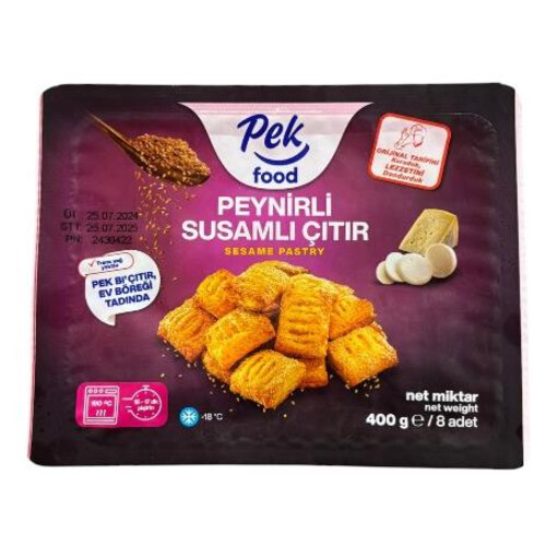 Pek Food Peynirli Susamlı Çıtır Börek 400 Gr