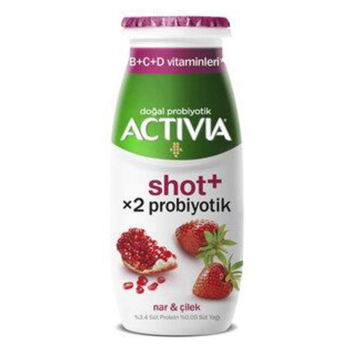 Danone Actıvıa Shot Nar&çilek 80 Ml.