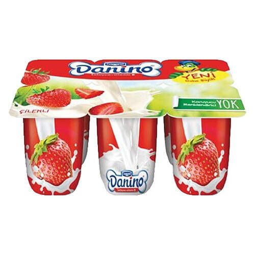 Danino Çilekli Yoğurt 6'lı 35 Gr.