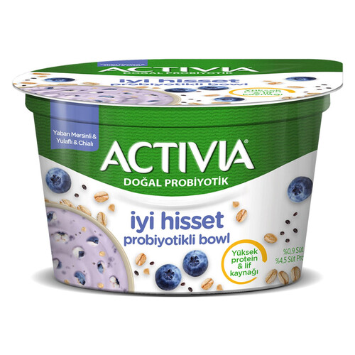 Danone Activia İyi Hisset 150 Gr Yaban Mersini Yulaf Chıa