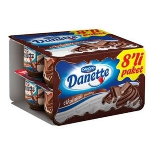 Danette 8*100 Gr. Puding Çikolata
