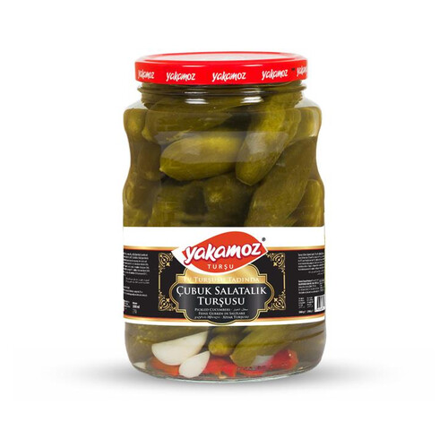 Yakamoz Çubuk Salatalık Turşu Cam 1300 Gr