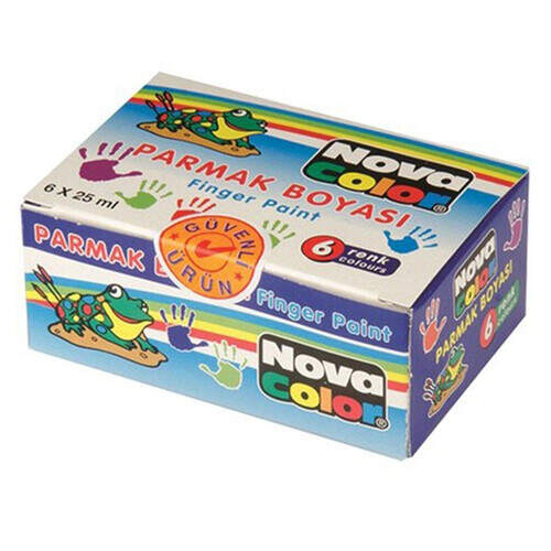 Nova Color Parmak Boyası 6lı
