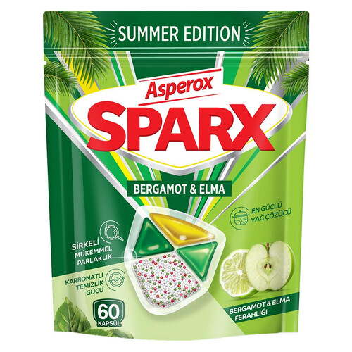 Asperox Sparx Kapsül Bergamot 60'lı