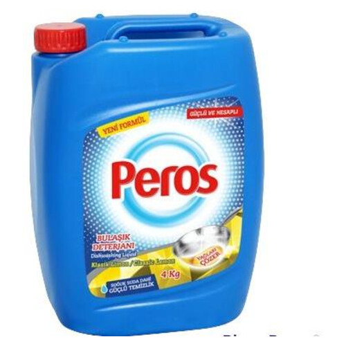 Peros Bulaşık Deterjanı Limon 4000 Gr