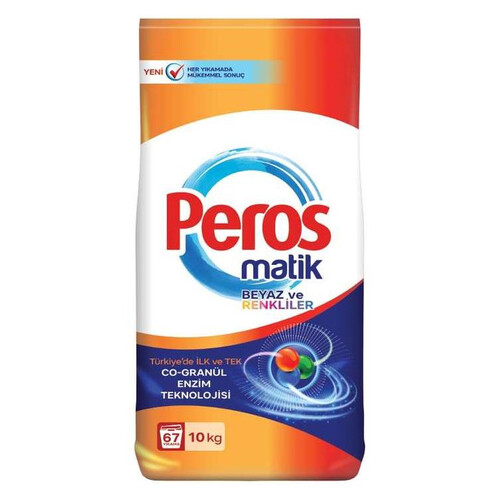 Peros Matik Renkli- Beyaz 10000 Gr