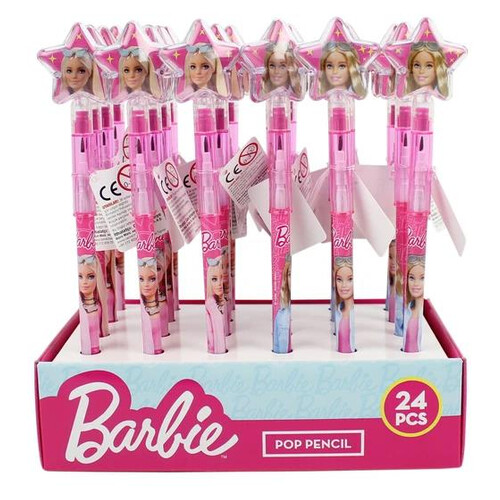Barbie B-1028 Geçmeli Kalem Kalp/yıldız