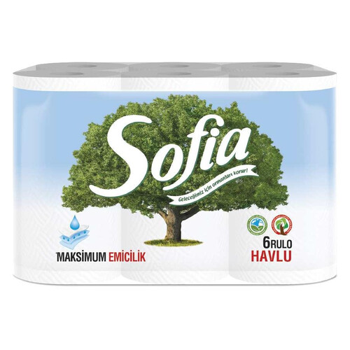 Sofia Havlu 3 Katlı  6 Lı