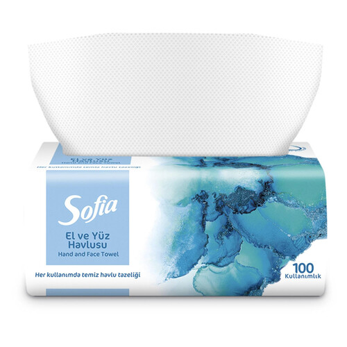 Sofia El&yüz Havlusu 100'lü