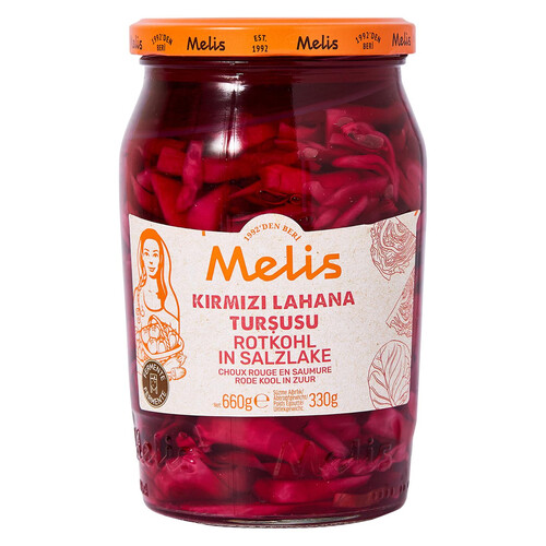 Melis Kırmızı Lahana Turşusu 660 Gr