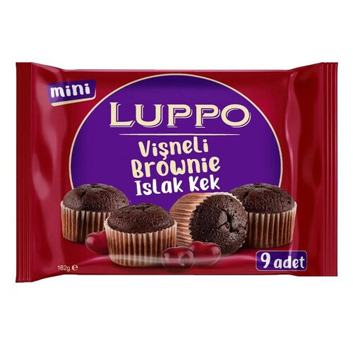 Şölen Luppo Vişneli Brownie Islak Kek 162 Gr