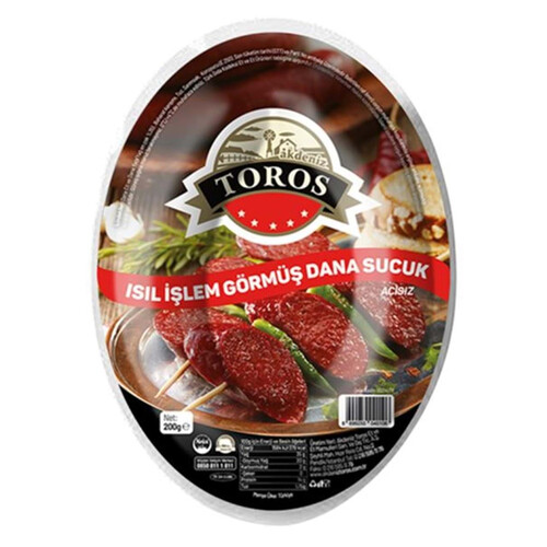 Akdeniz Toros Dana Sucuk Acısız 200 Gr.