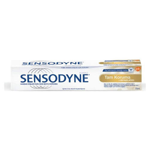 Sensodyne Tam Korumalı Beyazlatıcı Diş Macunu 75 Ml.