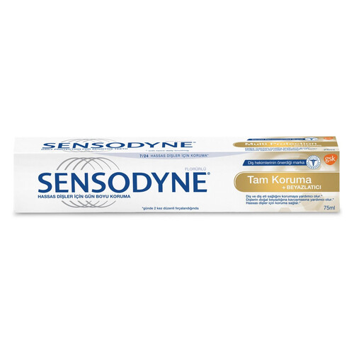 Sensodyne Tam Koruma Florürlü Diş Macunu 75 Ml.